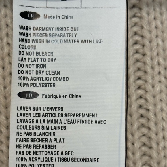 JOSEPH RIBKOFF NWT Open Knit Cardigan, Faux Fur Collar, Suede-Like - Picture 8 of 12